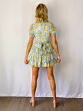 Maura Ditsy Print Ruffled Mini Dress FATE