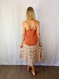 SALE-Lace Trimmed Cami-Coral