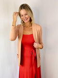 SALE-Mariana Jersey Knit Midi Dress-Brick