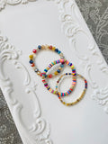 Layered Stretch Bracelet Set-Mixed Color/Gold